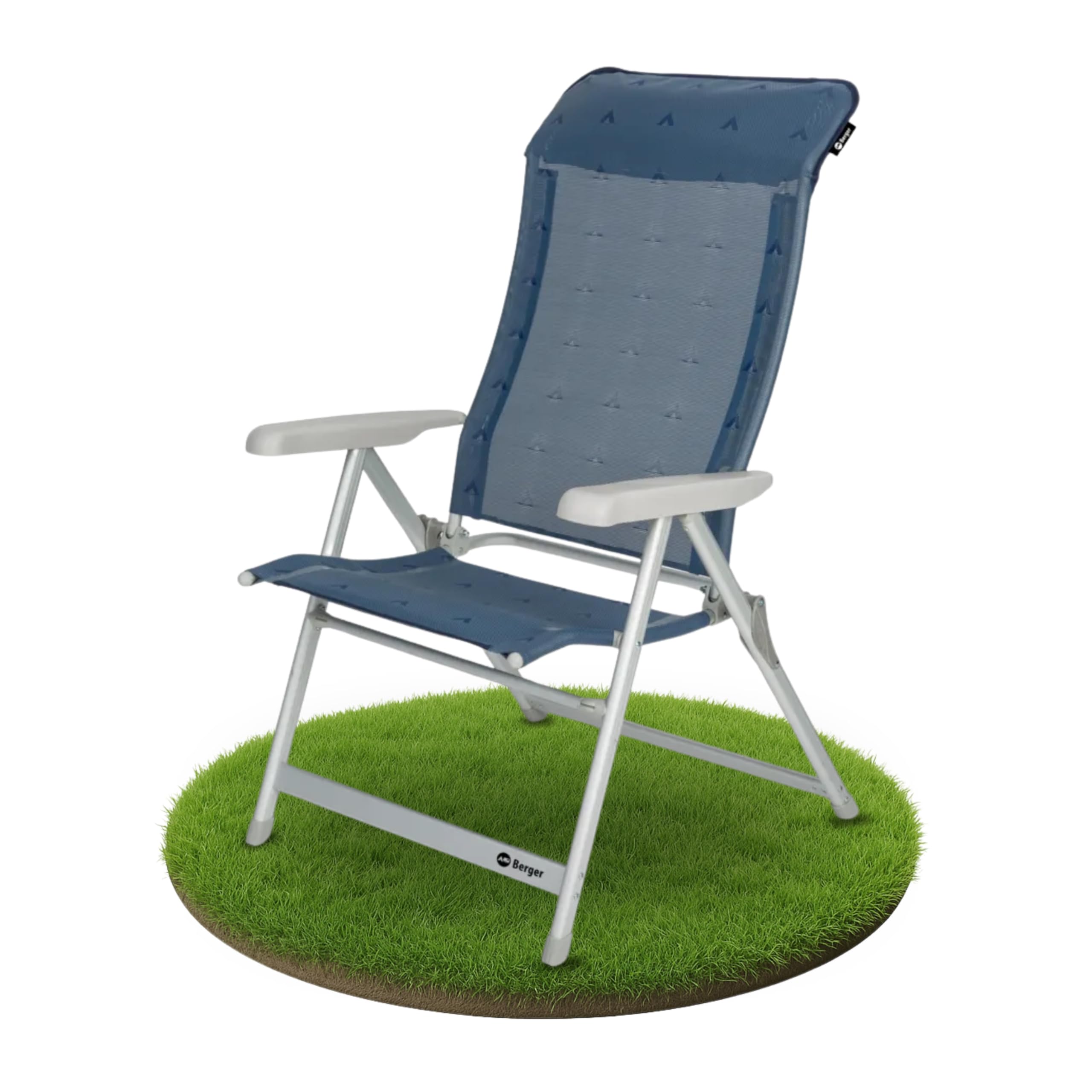 Sedia Da Campeggio Berger Pieghevole Imbottita - Portabevande, Fino 100kg - Foto 7