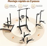 Sportsroyals Power Tower Dip Station Pull Up Bar for Home Gym Training Equipment, 204 kg - 8