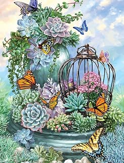Springbok Butterfly Bliss 500 Piece Garden Jigsaw Puzzle for Adults