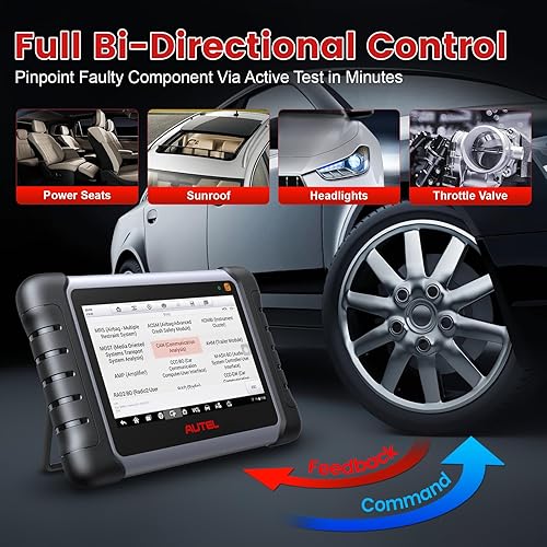 Vista 12 de Autel Escáner MaxiPro MP808Z-TS con actualizaciones de 2 años: versión actualizada de la herramienta de escaneo bidireccional MK900BT y MP808BT