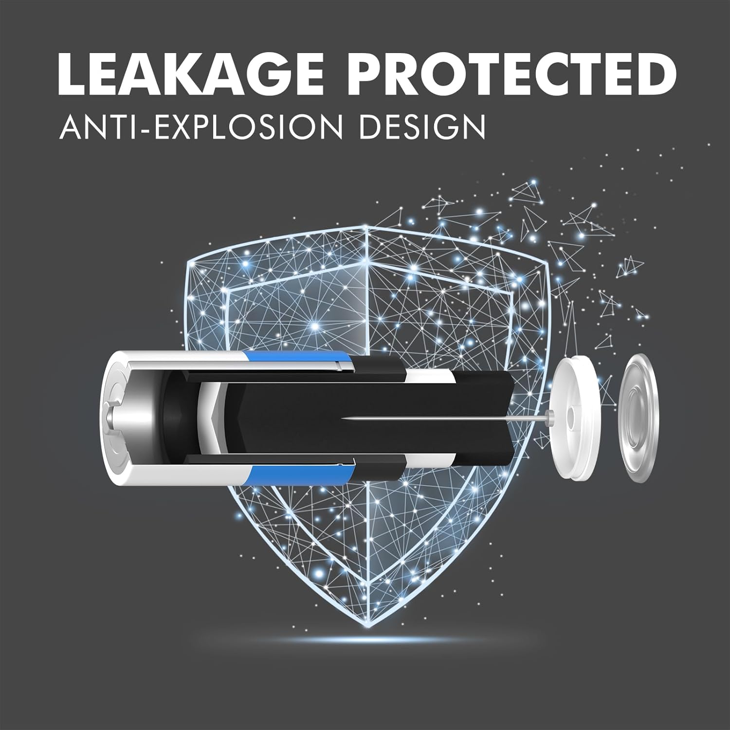 Voniko Ultra Alkaline C Batteries, C Size LR14 Batteries 8 Pack – 10-Year Shelf Life and 6-9 Times The Power as Carbon Batteries, C Cell 1.5 Volt Battery - Image 2