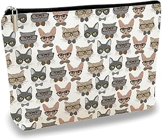 Adorable bolsa de cosméticos con diseño de ga...