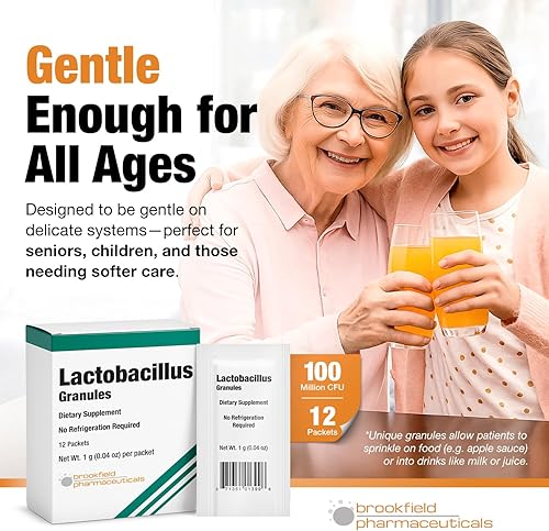 Miniatura 4 de Probióticos Lactobacillus para mujeres y hombres, 12 paquetes con probióticos Lactobacillus Acidophilus y Bulgaricus, suplementos dietéticos