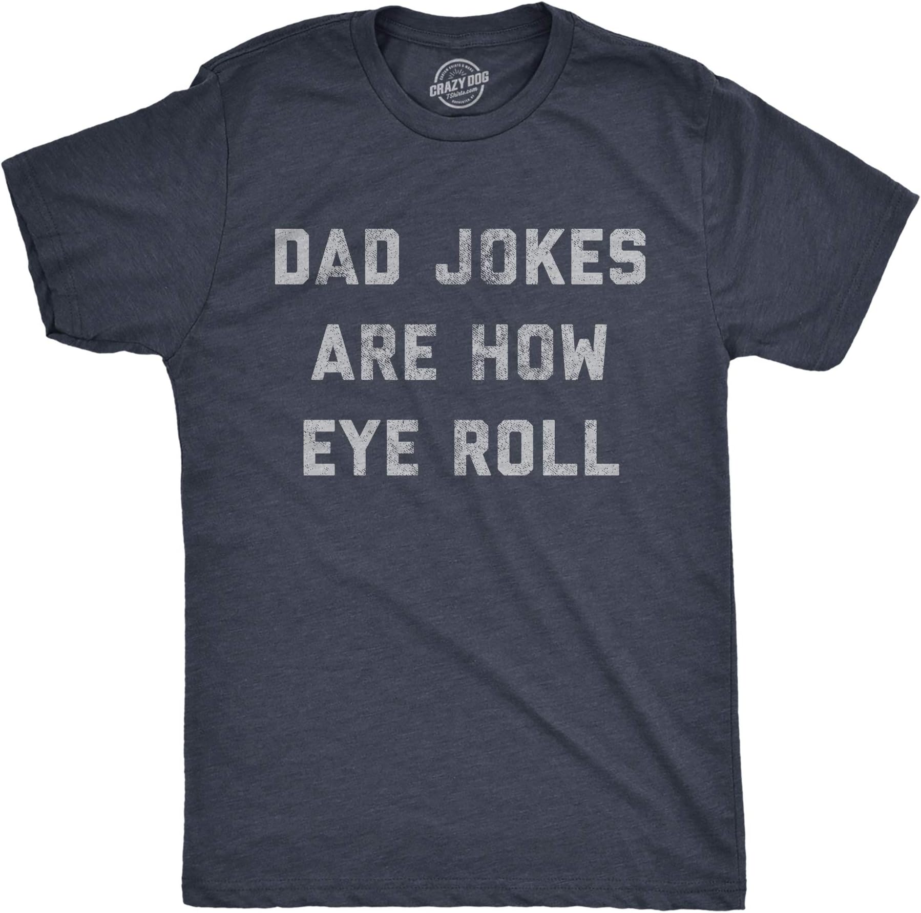 Crazy Dog T-ShirtsCrazy Dog Mens Shirts Promoted to Papa Grandpa or Uncle 2024 2023 2022 and 2021 Funny Fathers Day Tees