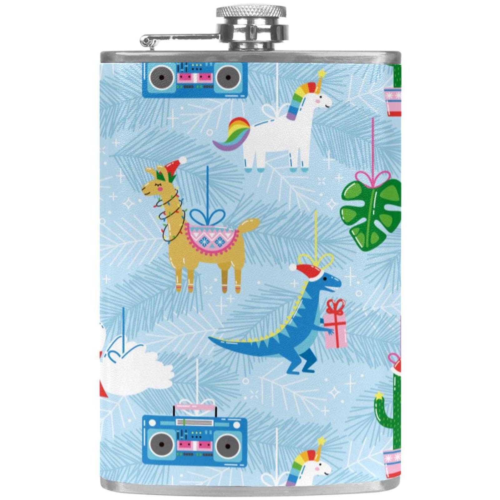 Flasque pour liqueur motif alpaga le cadeau de Noël idéal pour vos fêtes