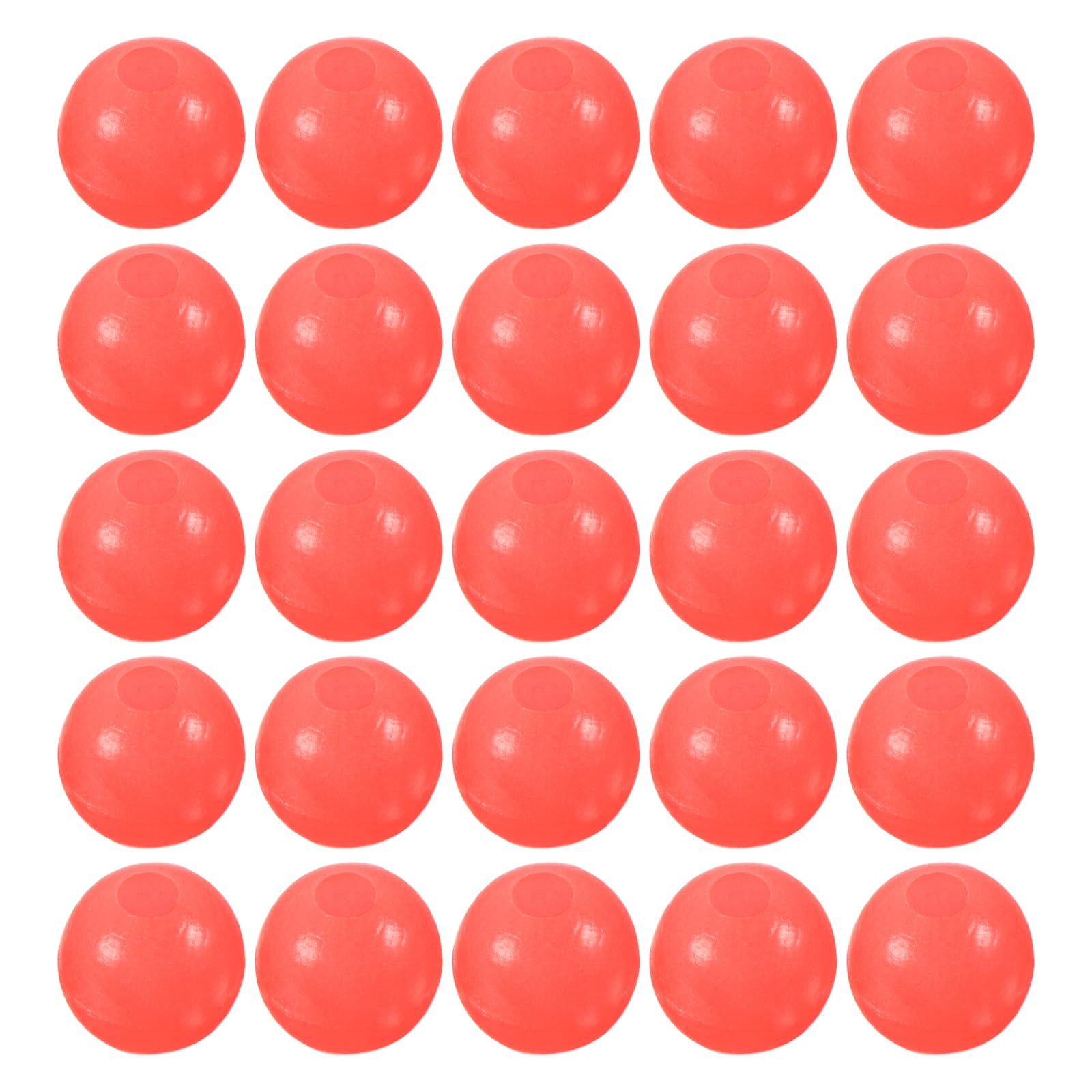 M METERXITY 200 Pcs Glow Fishing Beads - Plastic Luminous Round Soft Bait Egg Lure Rigs Apply to Outdoor Tackle Tool (4mm, Red)