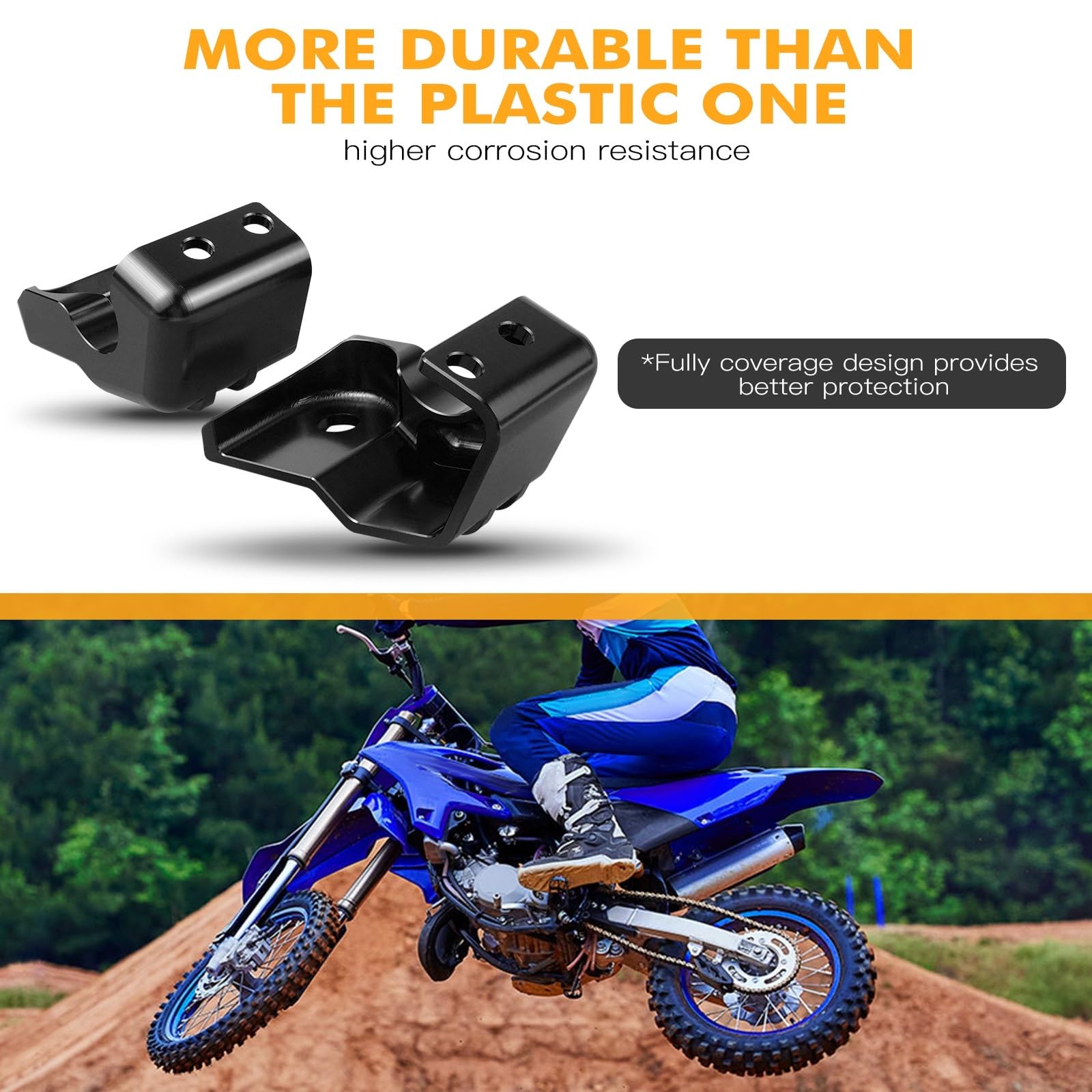 Pasuje do Yamaha YZ 250 YZ250 2015-2021 PRZEDNI WIDELEC Motocyklowy aluminiowy widelec Ochraniacz amortyzatora Osłona wspornik szpula wahacza