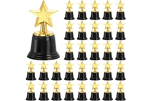 Lawei 32 Pack Mini Gold Award Trophy