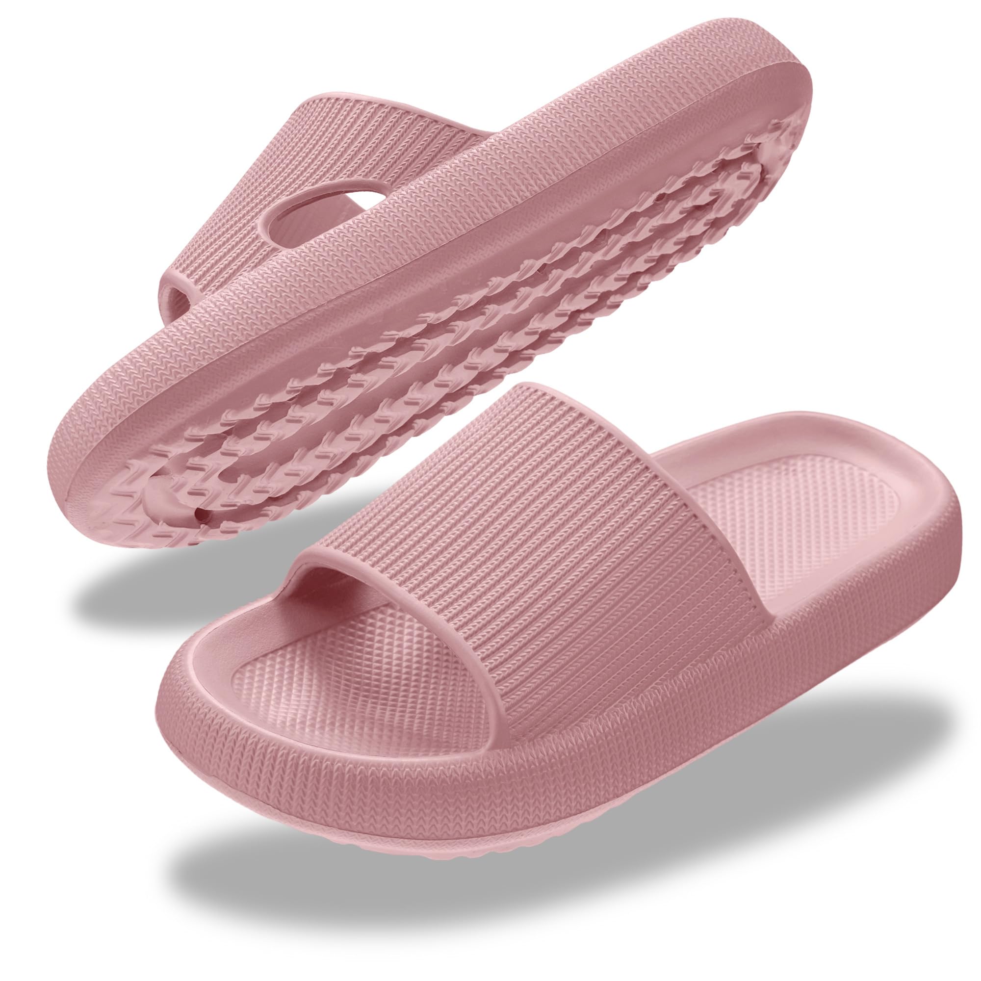 Donpapa Badeschuhe Damen Herren Weich Hausschuhe rutschfest Badeschlappen Leicht Sommer Dusche Indoor Outdoor Schlappen Flops