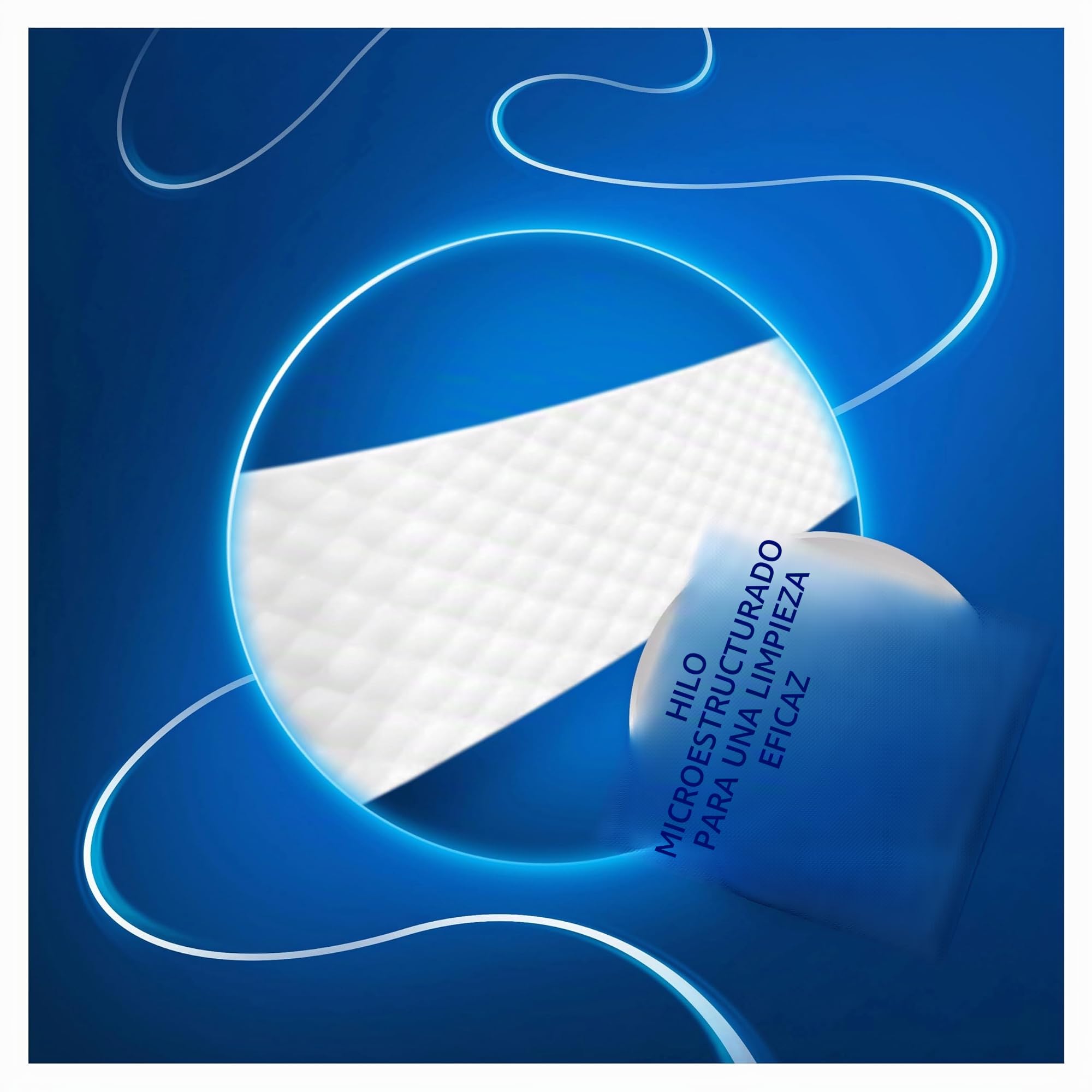 Oral-B Pro-Expert - Hilo dental avanzado con cinta encerada, 50 m, limpieza profunda, menta fresca, 12 hilos