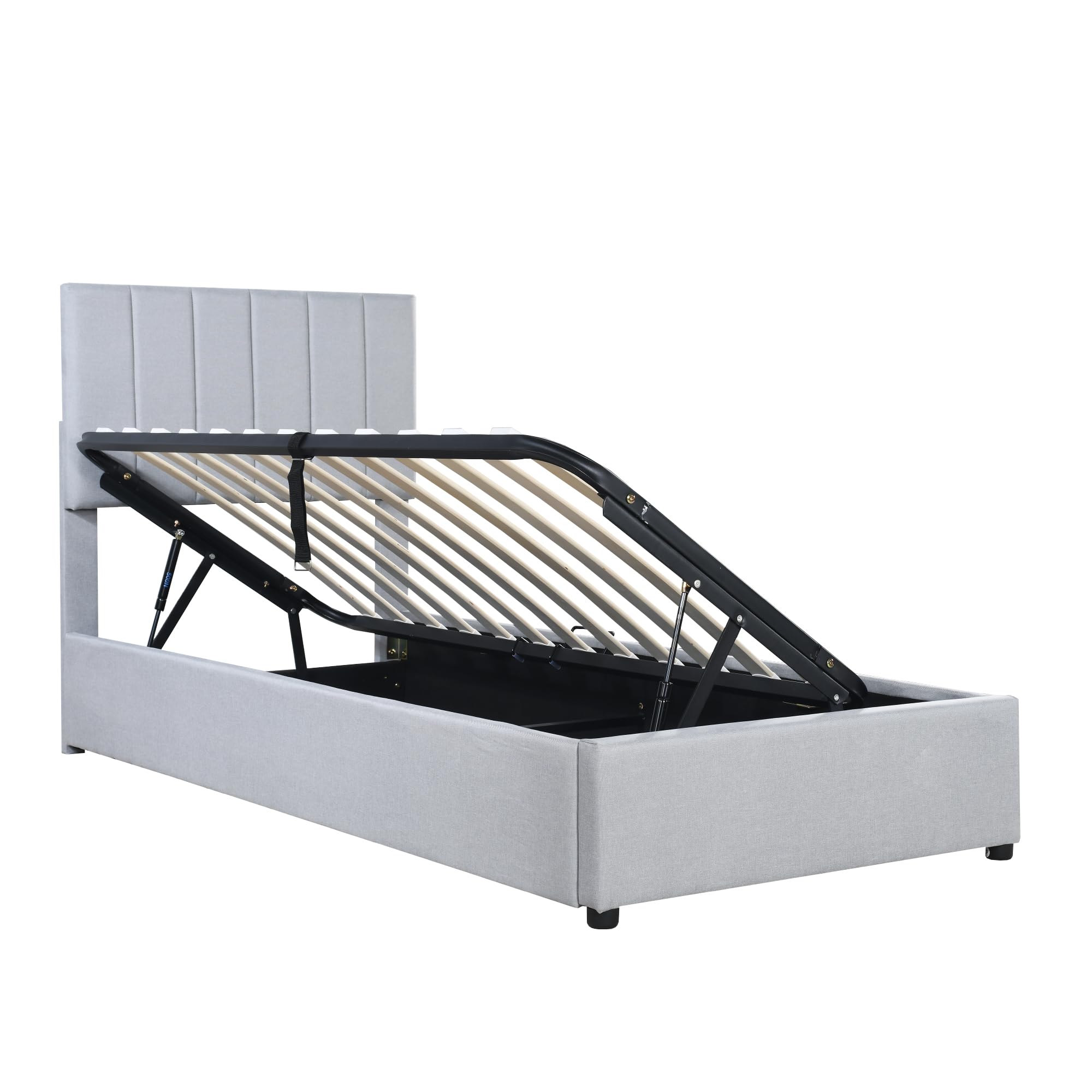 Amazon.com: Twin Size Bed Frame with a Hydraulic Storage System
