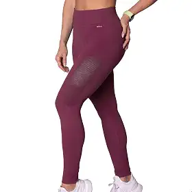 Legging Academia Poliamida Cintura Alta Microfuros Sem Costura Fitness Selene