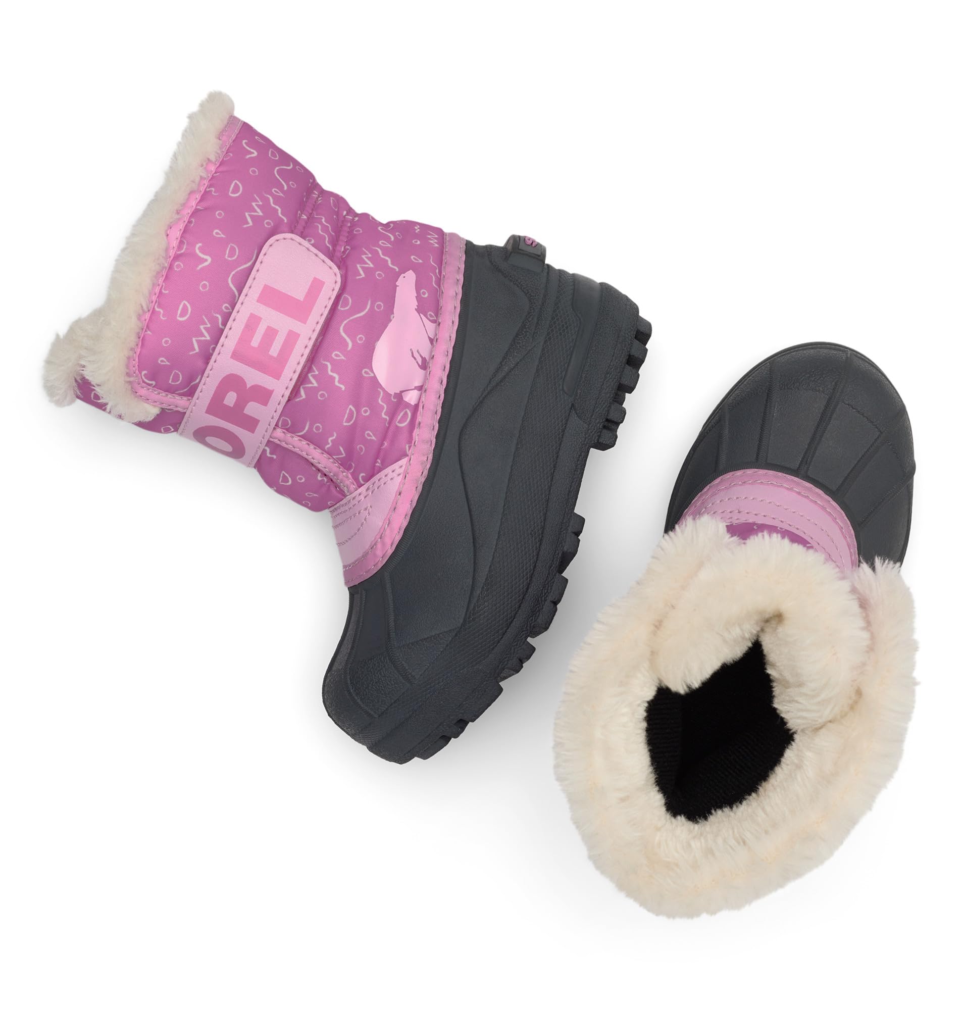 Sorel Youth Unisex Toddler Snow Commander Boot Botte de Neige, Orchid, Pink Flare, 24 EU