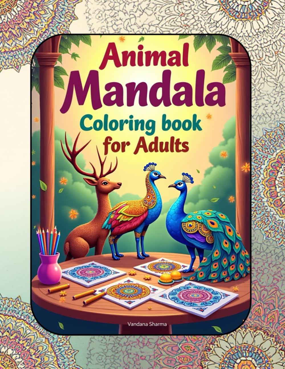 Animal Mandala coloring book for Adults: A Stress‑Relief Coloring Journey with Intricate Animal Mandalas for Relaxation & Mindfulness
