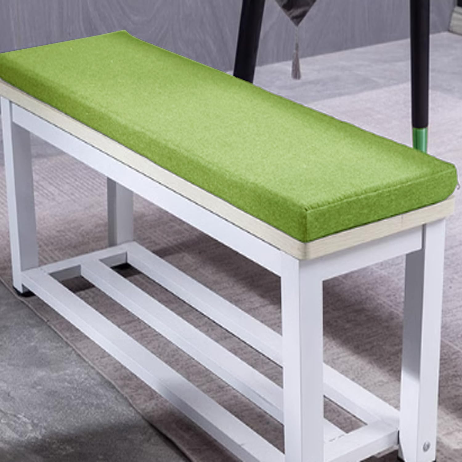 Cuscino per panca da giardino, impermeabile e rimovibile, design antiscivolo, adatto a 2 o 3 posti, ideale per patio, balcone e porte scorrevoli