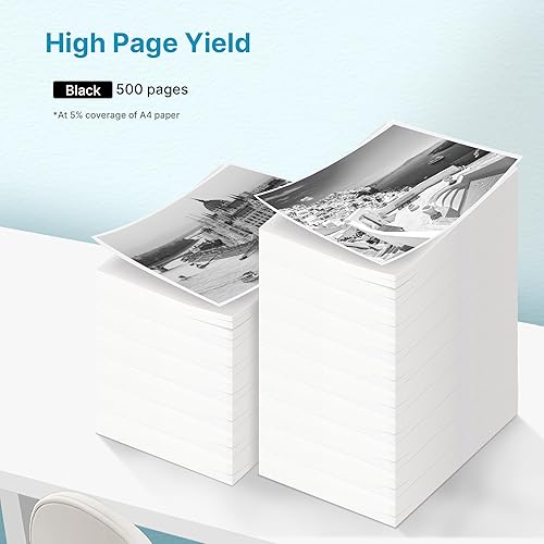 Miniatura 3 de 245XL - Cartucho de tinta de repuesto para Canon 245XL negro para Canon 245XL PG-245 XL compatible con Pixma TS202 TR4520 MG2525 TS3322 TS3320 TS302