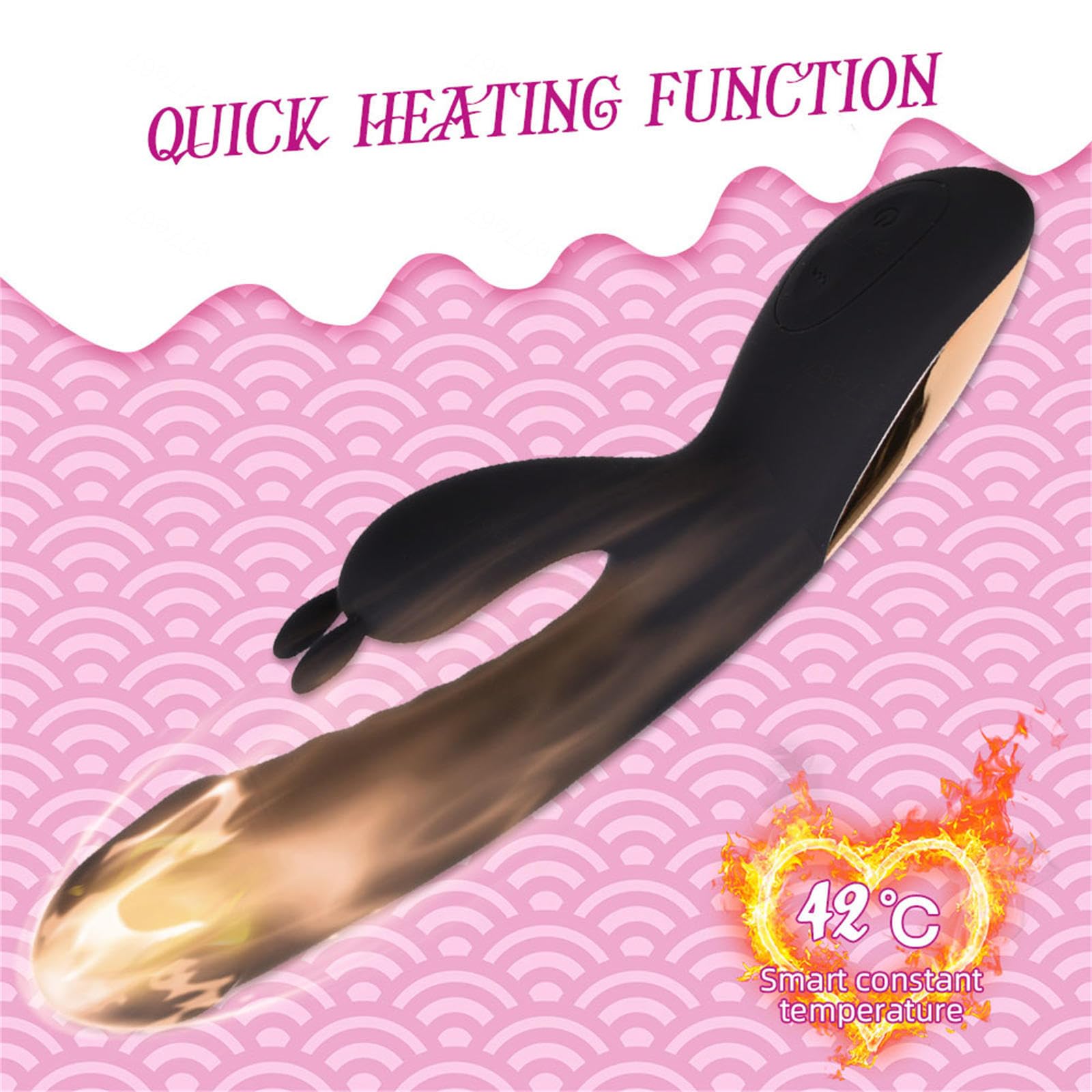 Vibratore G Spot Erotica Dildo Stimolatore Clitorideo può stimolare il punto G, Vibratoreper Stimolatore Clitoride Femminile Dildo,Black