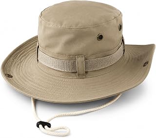 Angelhut Boonie Hat, breite Krempe + Mesh-Einsatz