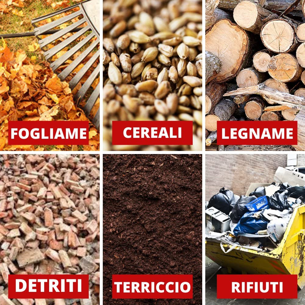 Viceree 10 Big Bags 90x90x140Cm Portata 1000Kg Sacchi per Trasportare Stoccare e Smaltimento Materiali Da Giardino Legna Sabbia Macerie Rifiuti Sacco In Tessuto Omologato Di Qualità Made In Italy