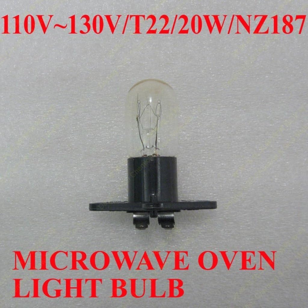 2 Pack, Fulfilled By Amazon, New Microwave Oven Light Bulb Lamp Globe Z187 125V 20W