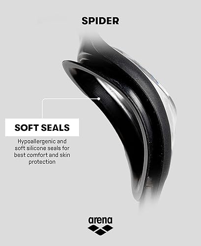 Miniatura 4 de ARENA Gafas de natación unisex para adultos, para principiantes, hombres y mujeres, para fitness, natación, antiniebla, sin espejo, sin sello de