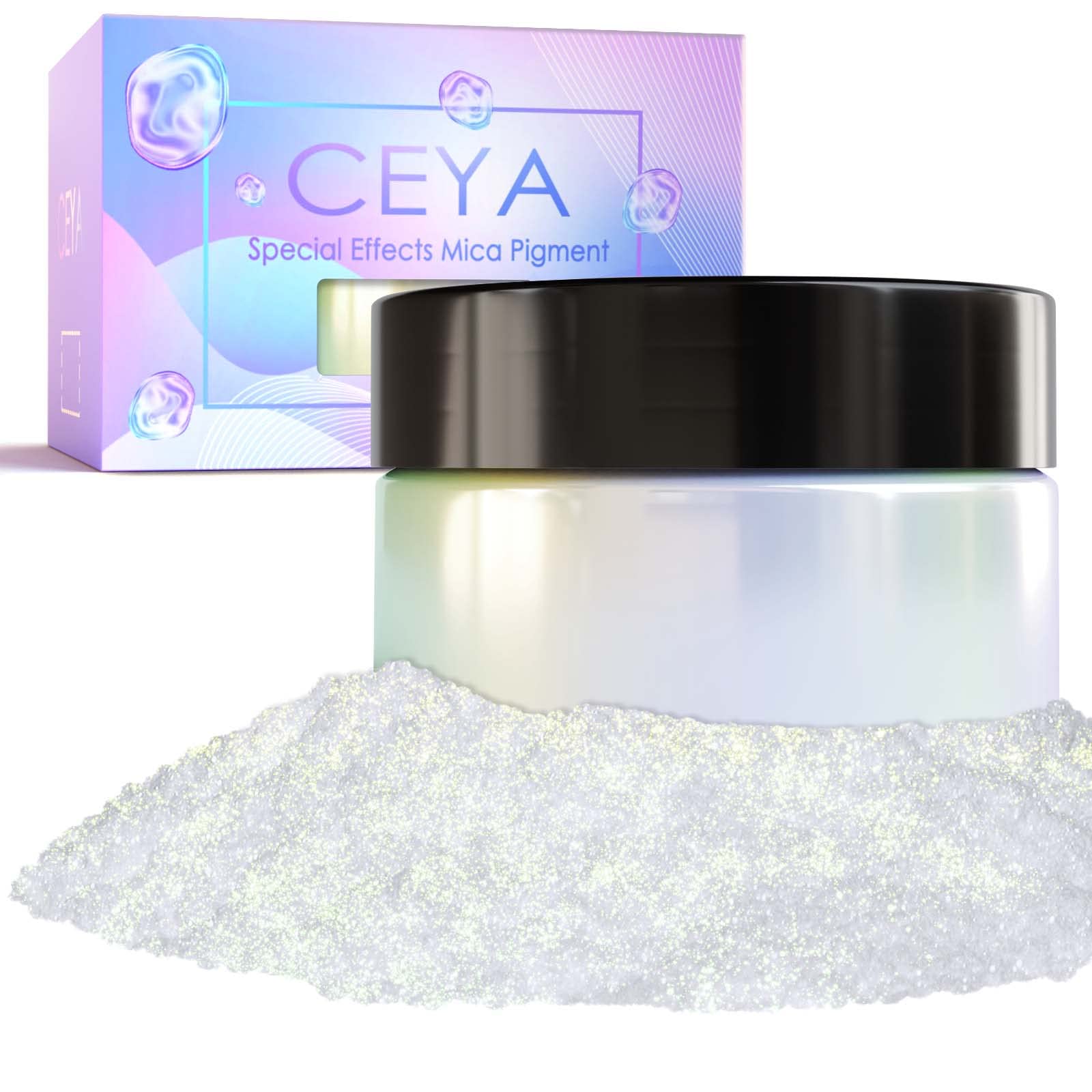 Ceya Chameleon Mica Powder, 1.8oz/ 50g Autumn Chrome Nail Powder, Cosmetic Grade Pearlescent Effect Color Shift Pigment for Epoxy Resin, Makeup, Nail Polish, Soap Dye, Candle Making, Craft,Slime,Paint