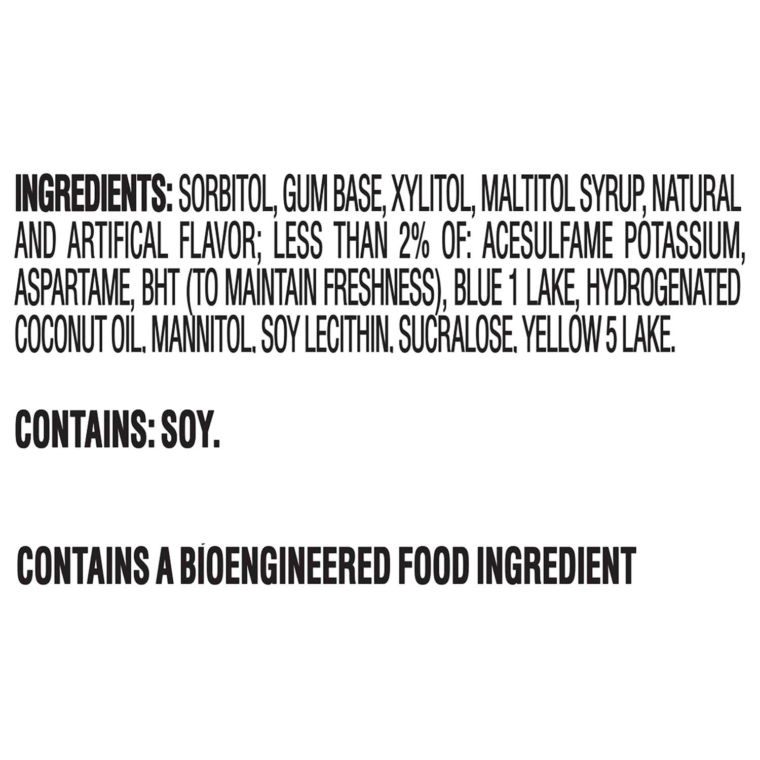 Trident Unwrapped Spearmint Sugar-Free Chewing Gum, 4 Bottles of 50 Pieces (200 Total Pieces)
