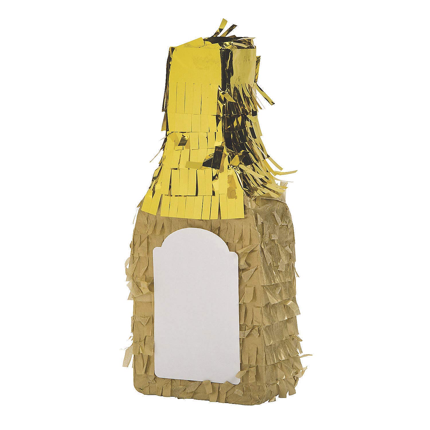 BLANK CHAMPAGNE MINI PINATAS - Party Decor - 6 Pieces