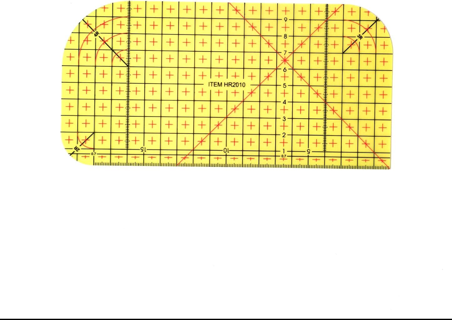 YICBOR 2pcs Hot Ironing Ruler Iron Ruler Tailor DIY Craft Sewing Equipment Hot Measuring Tools