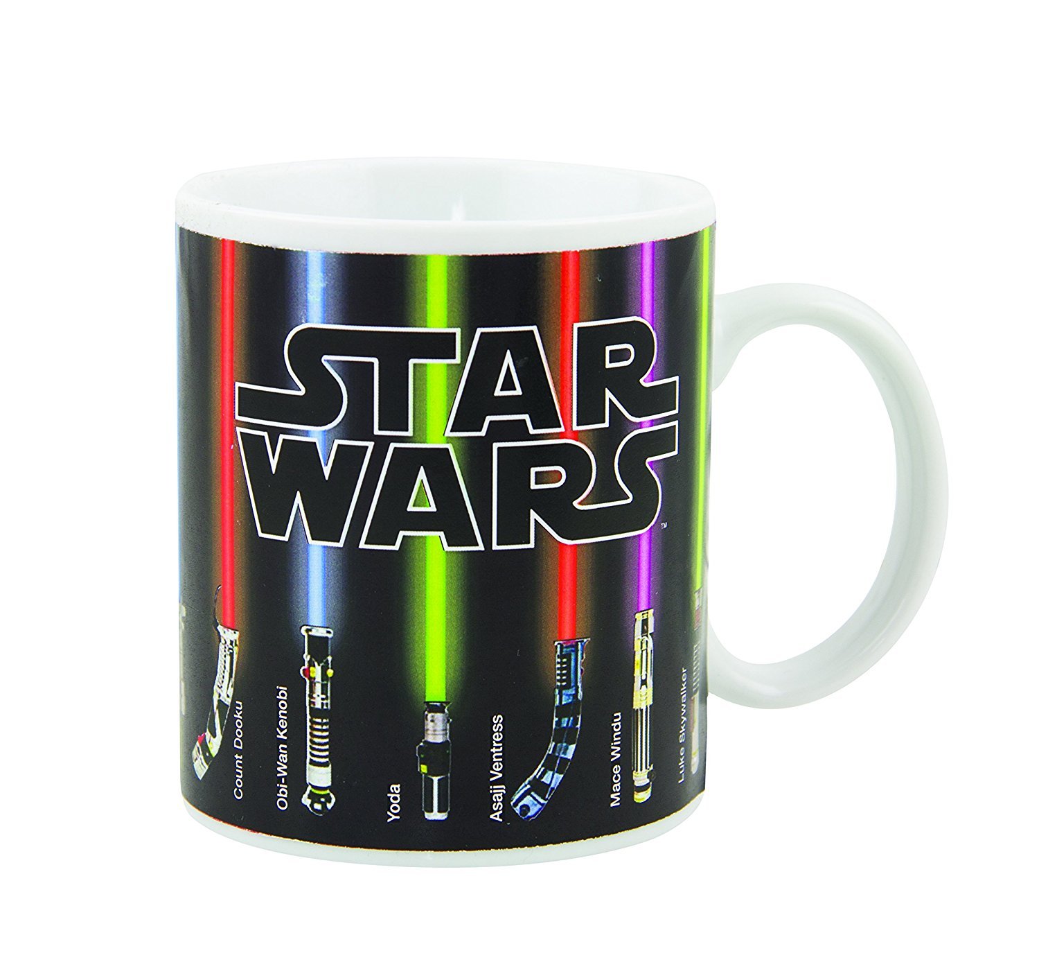 Truffleshuffle Multi-Colour Paladone Star Wars Lightsaber Heat Change Mug,