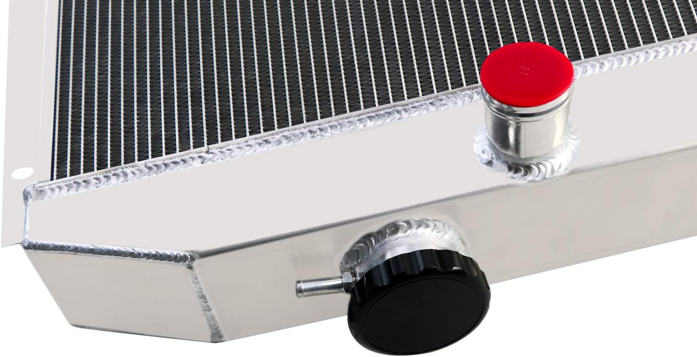 Radiator For 1947-1954 Chevy 3100 3600 3800 3900 Truck, 4 Row Core Aluminum Radiator