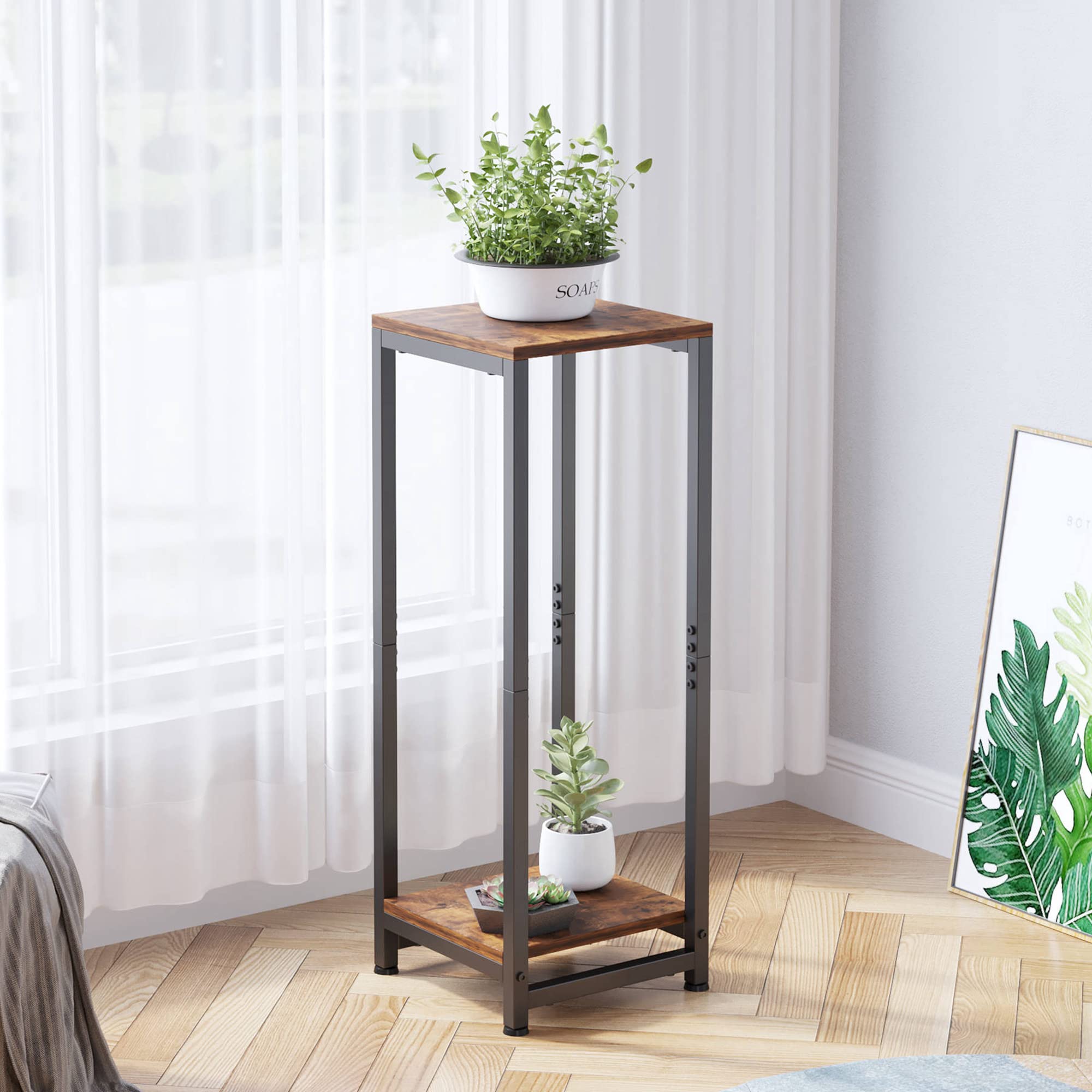 Tall Plant Stand Indoor ,Metal Plant Stand Indoor Tall, Tall Plant Stand for Indoor Stands Multiple, Corner Plant Stand Indoor, Small Side Table for Indoor Plants, Corner Plant Table