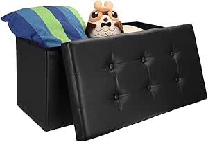 SortWise Folding Storage Ottoman