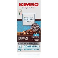 Kimbo 100 Capsule Caffè Compatibili Nespresso®, Espresso Barista Decaf