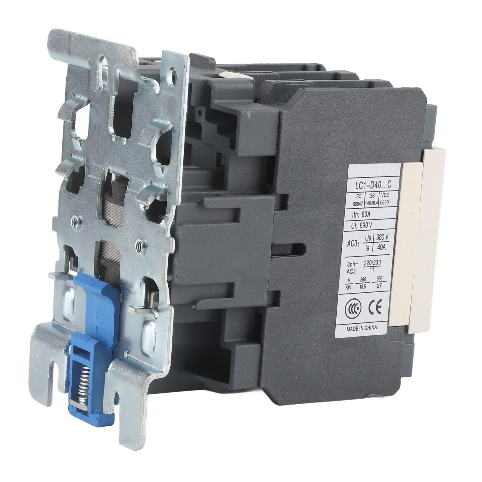 Alomejor Stycznik AC 220V 40A do zastosowań Przemysłowych