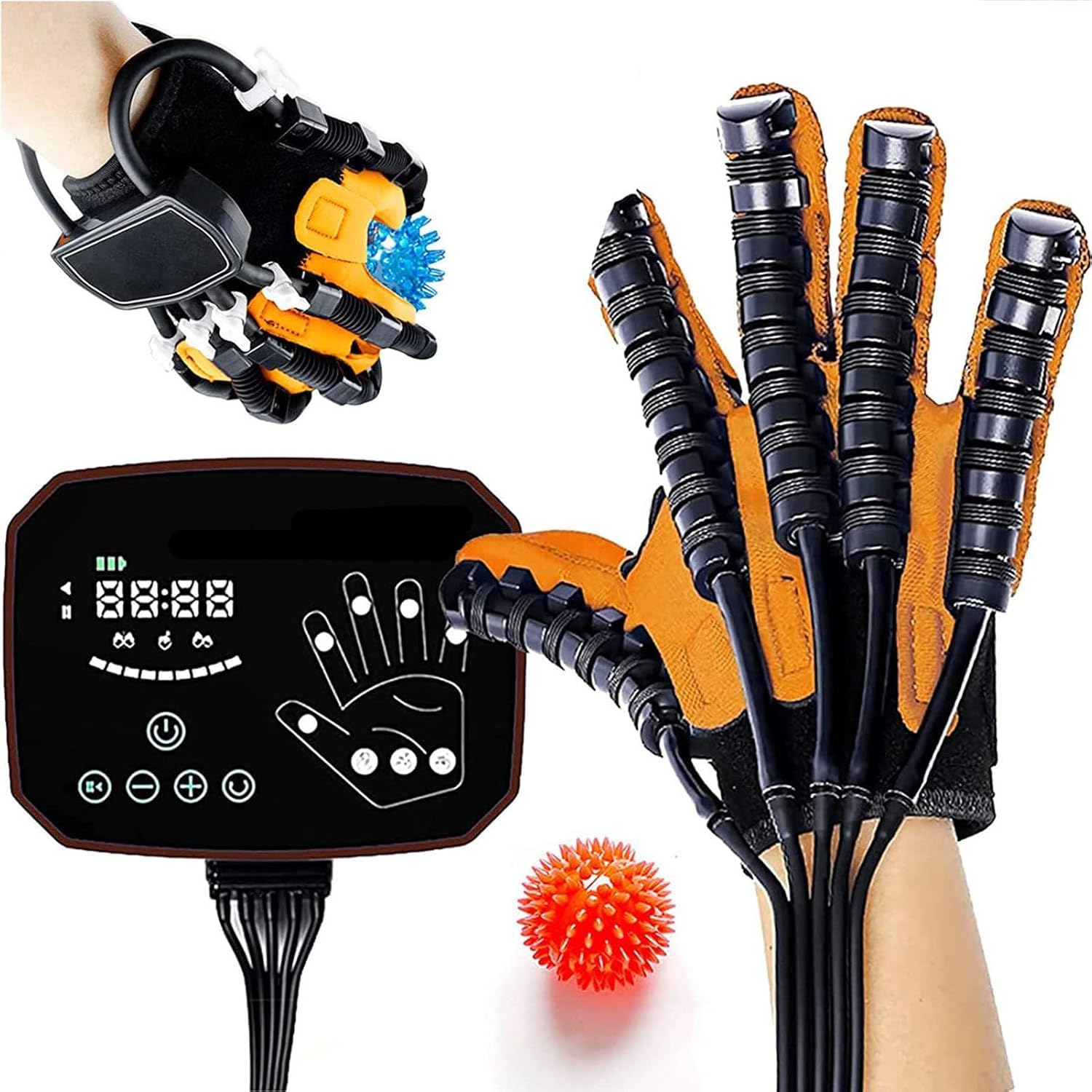 Gants robotiques de rééducation main droite M pour exercices des doigts