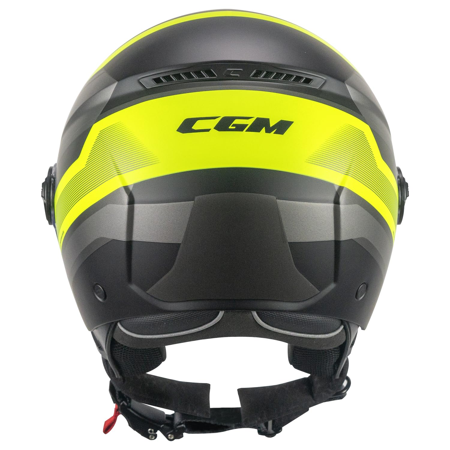 CGM 167K FLO CITY Nero Giallo fluo opaco lunga L Black Matt Fluorescent Yellow
