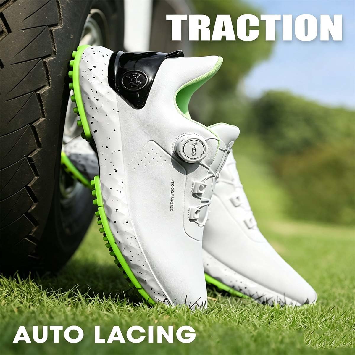Zapatos de Golf sin Clavos para Hombre Impermeables