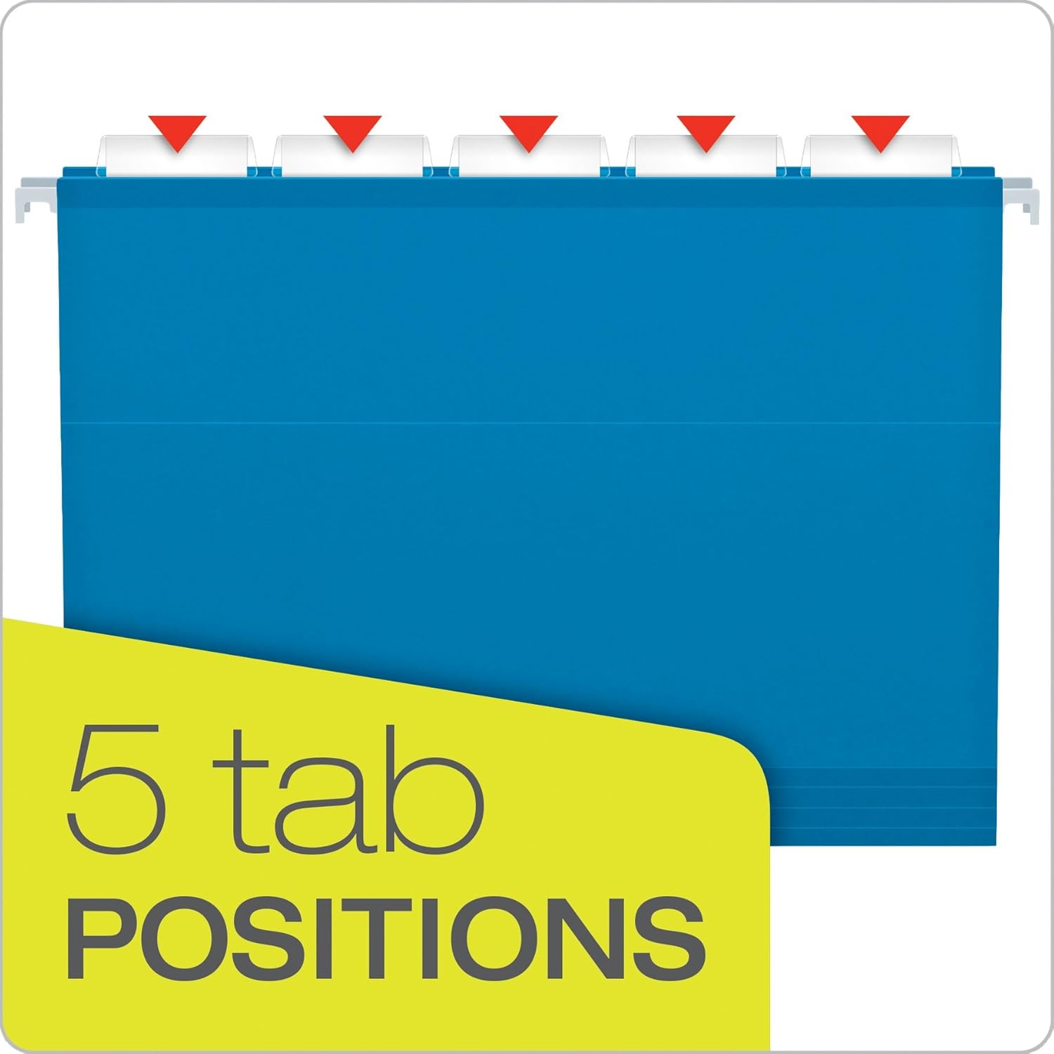 Pendaflex Extra Capacity Hanging File Folders, Letter Size, Reinforced, 2 Inch Expansion, Assorted Colors, 25 Per Box (4152X2 ASST) : Hanging File Folders : Office Products