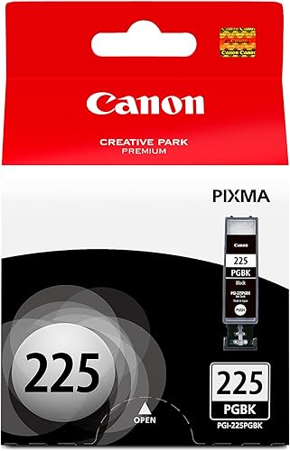 Canon PGI-225 Depósito de tinta negra auténtica, compatible con iP4820, MG5220, MG5120, MG8120, MG6120, MX882, iX6520, iP4920, MG5320, MG6220,
