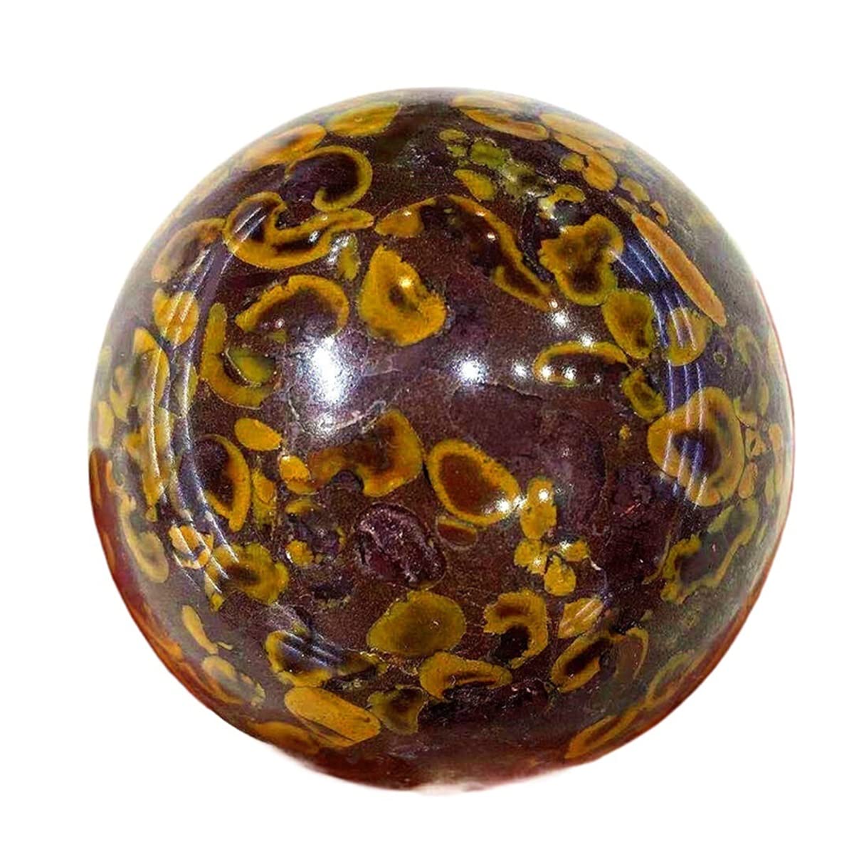 Cristal de meditación Natural Bola de Cuarzo de Cristal Natural, for la decoración del hogar Piedra de Cristal (Size : 450-500g)