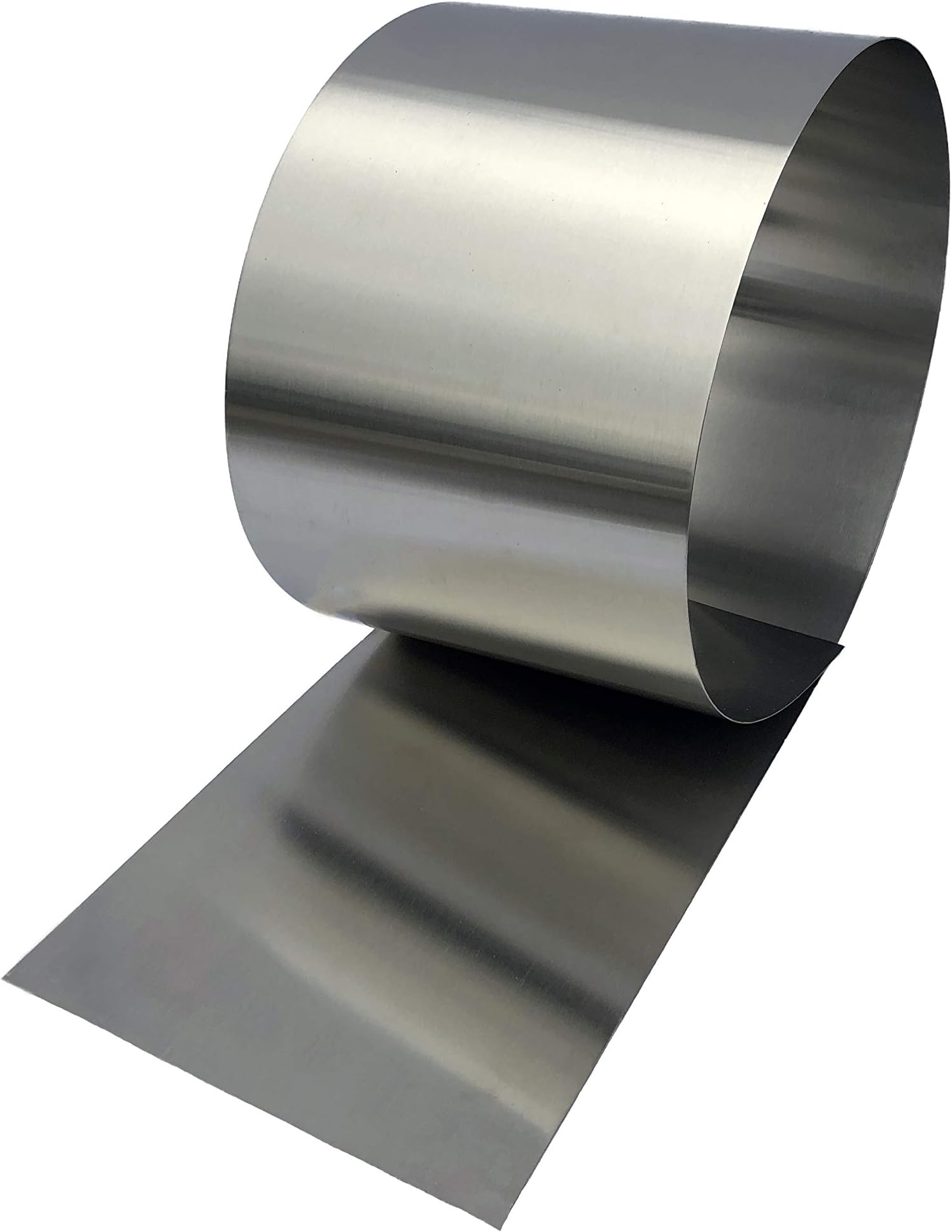 Stainless Steel Flashing Roll - Brushed Stainless Sheet Metal for Flashing, Backsplash, Decoration, Protection, Kitchen and Bath, Arts & Crafts Project, DIY - 10' Lengths (8" x 120")