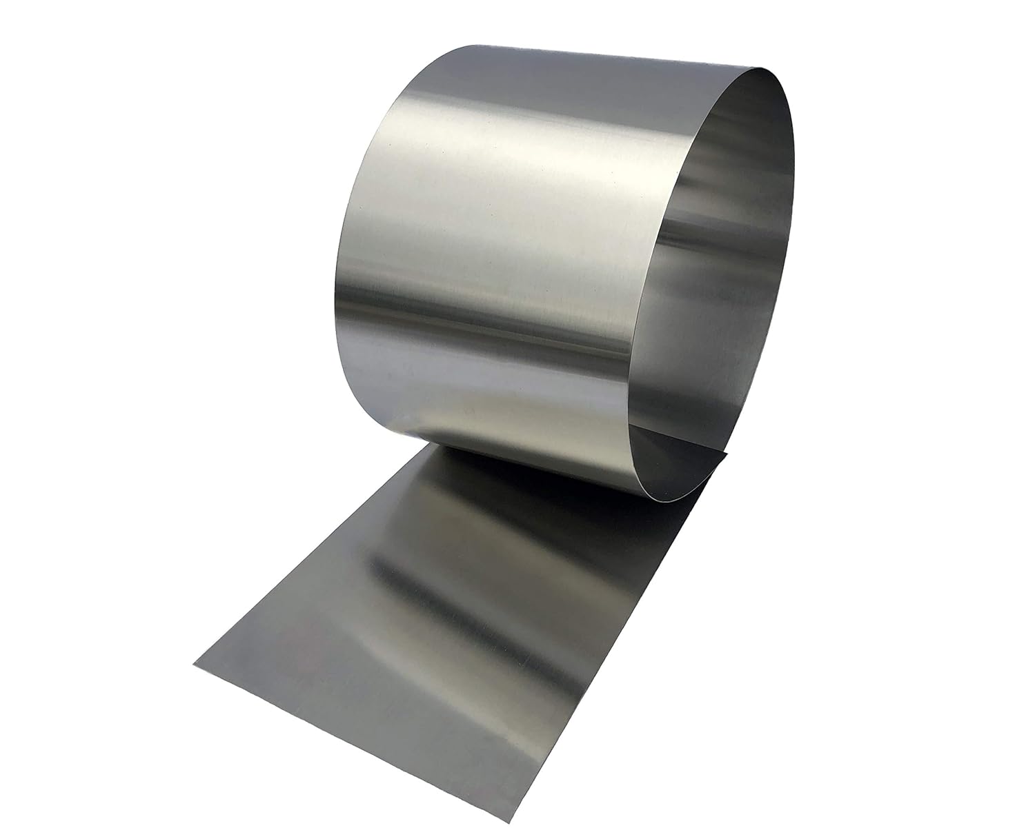 Stainless Steel Flashing Roll - Brushed Stainless Sheet Metal for Flashing, Backsplash, Decoration, Protection, Kitchen and Bath, Arts & Crafts Project, DIY - 10' Lengths (6" x 120")