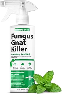 Fungus Gnat Killer Spray, Fast-Acting Treatment for Soil & Houseplants, 16 oz (475mL)