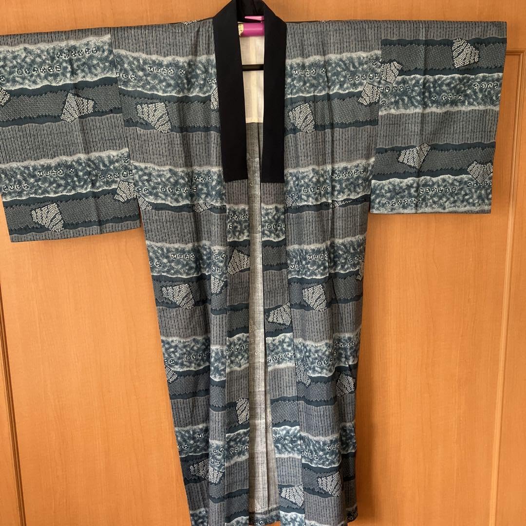 Amazon.co.jp: 男性着物アンサンブル 4点セット 着物 長襦袢 羽織 羽織 