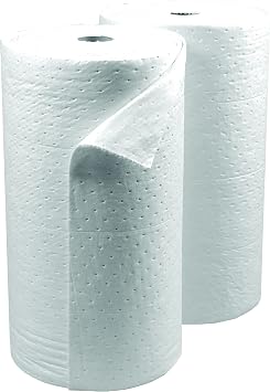 TaskBrand OS-INB-R1 30-Inch by 150-Feet White OilSorb Melt Blown Industrial Sorbent Roll 1 Roll per Case