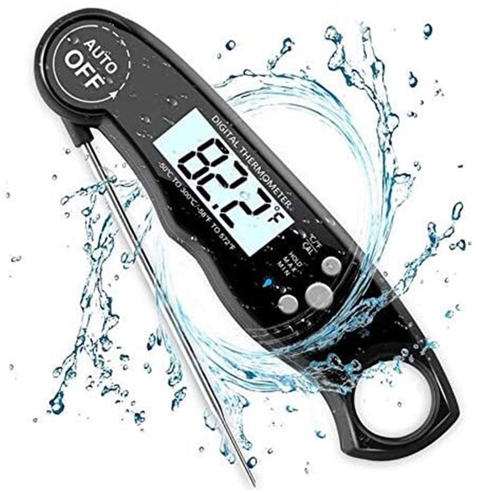 Thermomètre de cuisine étanche XMING pour ne plus rater vos cuissons de viandes et liquides