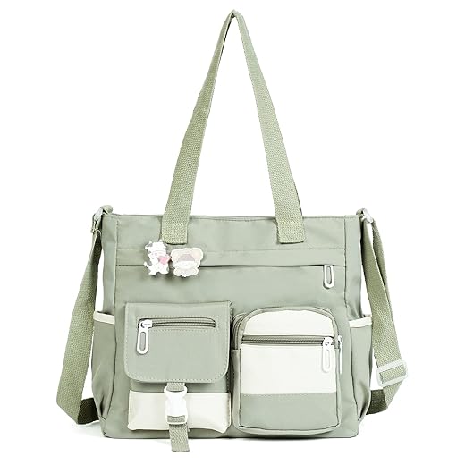 Phaoullzon Crossbody Cute Bag for Teen Girls Kawaii Messenger Purse Nylon Shoulder Bags