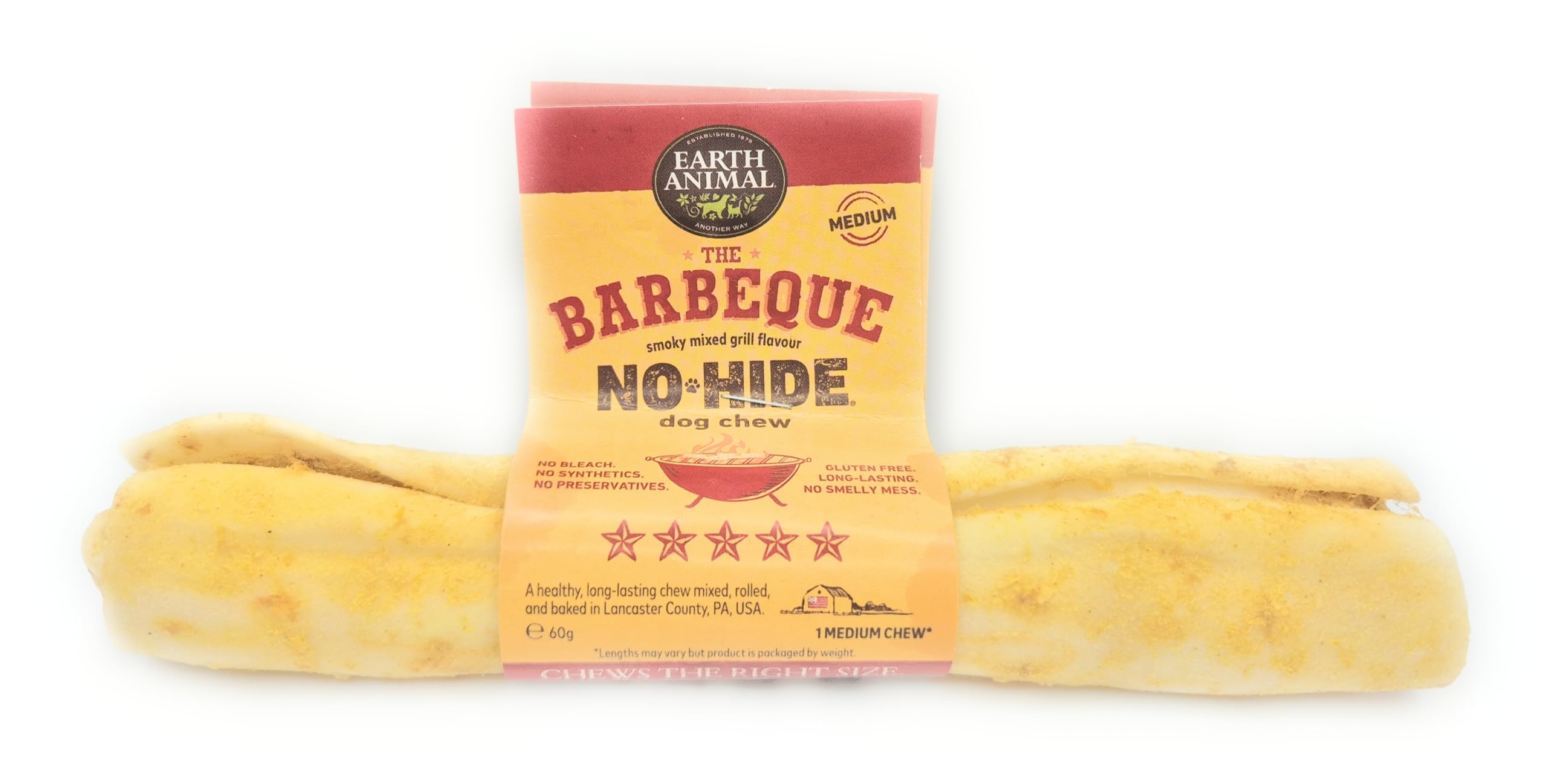 Earth Animal No Hide Barbeque Dog Chew Medium