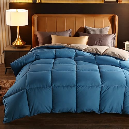Couette 200x200 4 Saisons,Couette 200x200 Hiver,Couette En Duvet D'Oie Blanche P